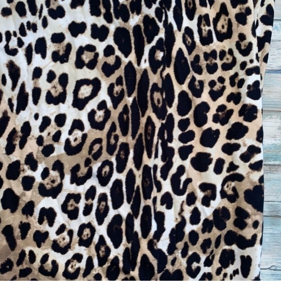 Lane Bryant Leopard Print Pencil Skirt - Picture 3 of 5